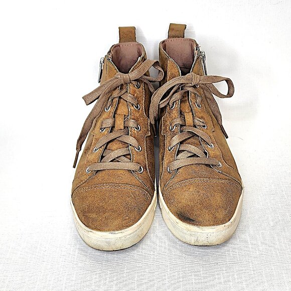 Rockport beige brown suede high top sneakers - Picture 2 of 9